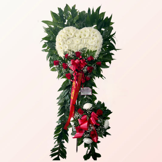 Heart with love center