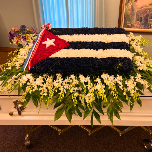 Flat Honoring Casket Spray