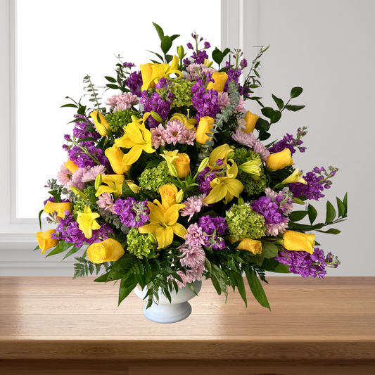 Elegant Basket Mix Flowers