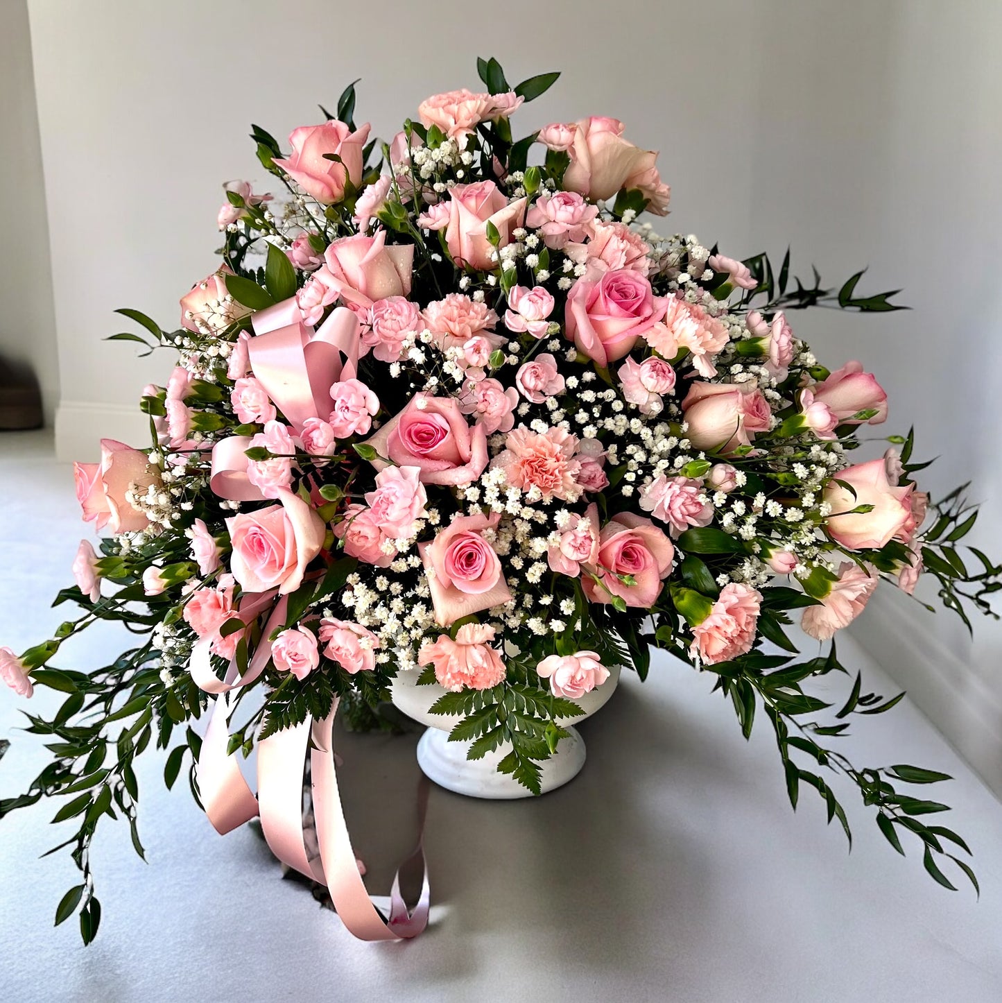 Pink Honoring Arrangement